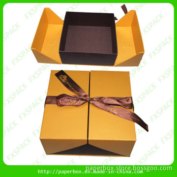 Chocolate Box/Chocolate Gift Box/Chocolate Packaging Box with Ribbon